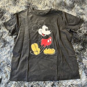 New Mickey Mouse Black T-Shirt